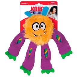 KONG Sneakerz Knots Bamse Til Hunden med Reb Orange/Lilla Monster